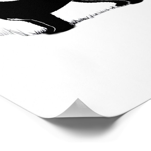 Barbet Dog - Halloween Moon Silhouette Oversized T Poster (Hoek)