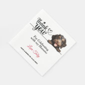 Barbet Dog papier Servet (Hoek)