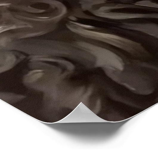 Barbet - Dog Portrait Poster (Hoek)