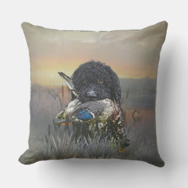 Barbet, Franse waterhond Buitenkussen