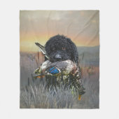 Barbet, Franse waterhond Fleece Deken (Voorkant)