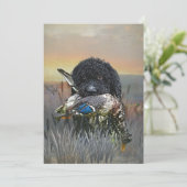 Barbet, Franse waterhond Kaart (Staand voorkant)