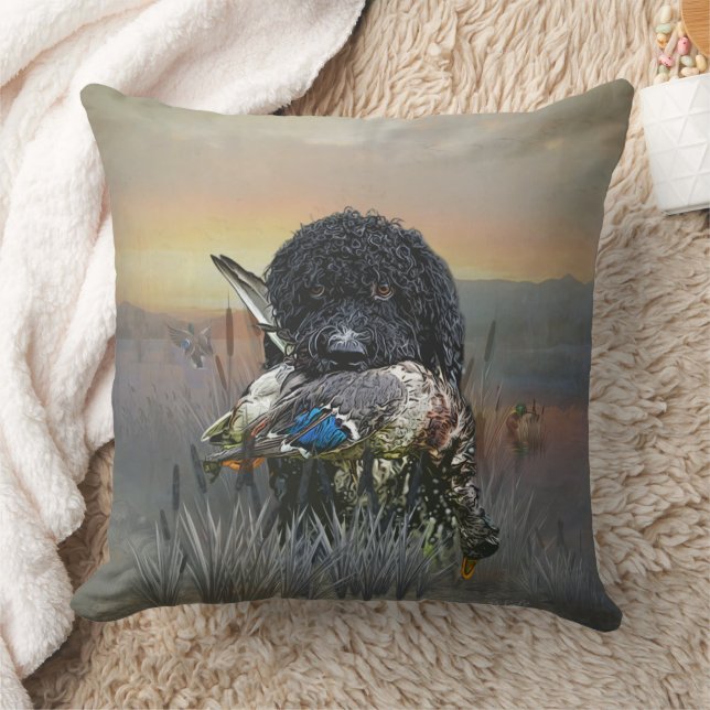 Barbet, Franse waterhond Kussen (Deken)