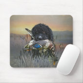 Barbet, Franse waterhond Muismat (Met muis)