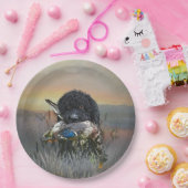 Barbet, Franse waterhond Papieren Bordje (Feest)