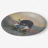 Barbet, Franse waterhond Papieren Bordje (Gekanteld)