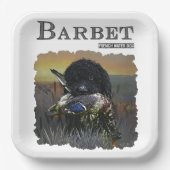 Barbet, Franse waterhond Papieren Bordje (Voorkant)