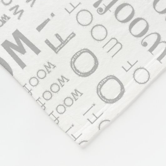 Barbet Hond met naam Kerstvakantie Fleece Deken (Hoek)