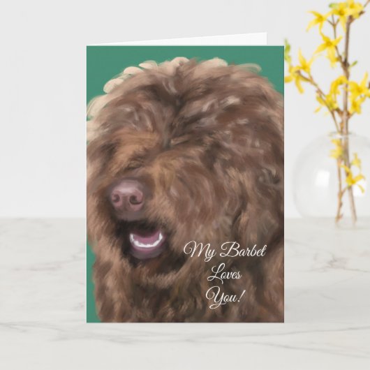 Barbet Kaart (Gele Bloem)