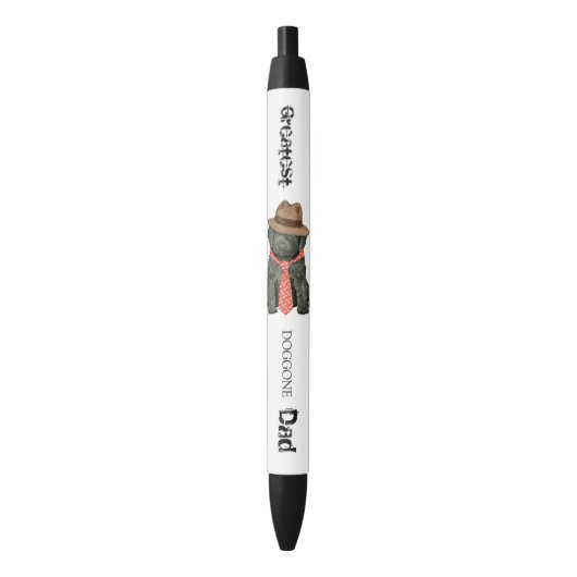 Barbet Pap Black Ink Pen (Voorkant Verticaal)