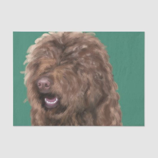 Barbet  tissuepapier (Voorkant)