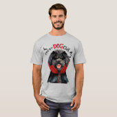 Barbet Vampire Dog Funny Halloween T-shirt (Voorkant volledig)