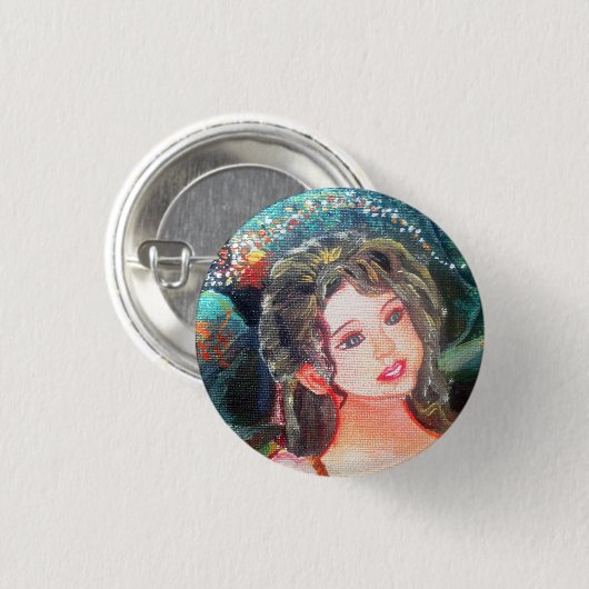 Barbi Buttonnen Ronde Button 3,2 Cm (Voorkant /achterkant)