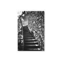 Barbican Steps, beeldende kunst zwart-wit