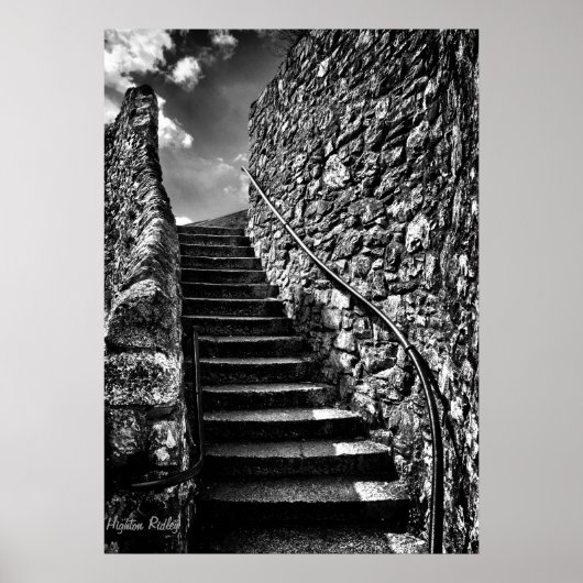 Barbican Steps - verder en hoger Poster (Voorkant)