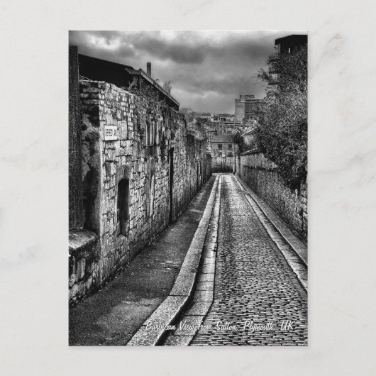 Barbican Uitzicht uit Sutton, Plymouth briefkaart (Voorkant)