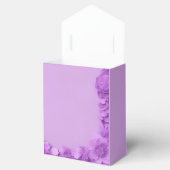 Barbicore paarse bloemenbruiloft bedankdoosjes (Geopend)