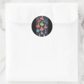 Barbie 12 dansende prinsessen ronde sticker (Tas)