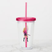 Barbie Acryl Tumbler Drinkbeker (Voorkant)