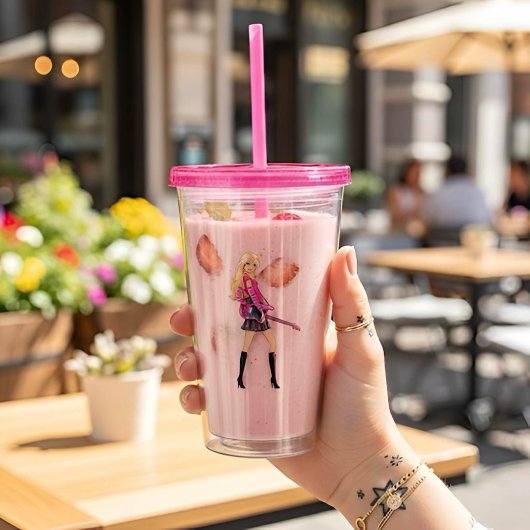 Barbie Acrylic Tumbler Acryl Drinkbeker