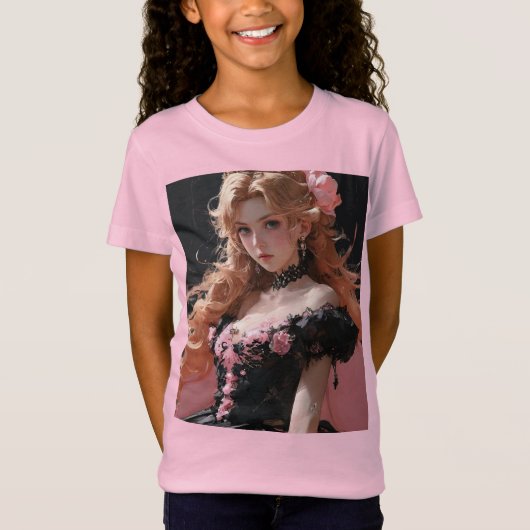 Barbie Droom Meisje Graphic T-Shirt - Plezier & Mo (Voorkant)