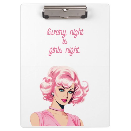 Barbie geïnspireerd klembord (Voorkant)