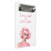 Barbie geïnspireerd mini klembord (Schuin)