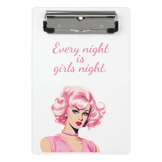 Barbie geïnspireerd mini klembord (Voorkant)