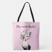 Barbie geïnspireerd tote bag (Voorkant)