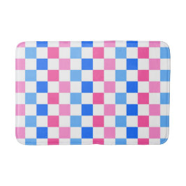 Barbie goes to the ocean checkerboard pattern badmat