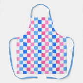Barbie goes to the ocean checkerboard pattern schort (Voorkant)