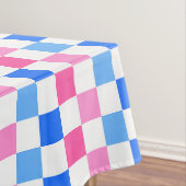 Barbie goes to the ocean checkerboard pattern tafelkleed (Voorbeeld)