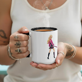 Barbie Koffiemok Tweekleurige Koffiemok
