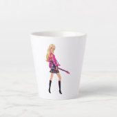 Barbie Latte Mug Mok (Voorkant)