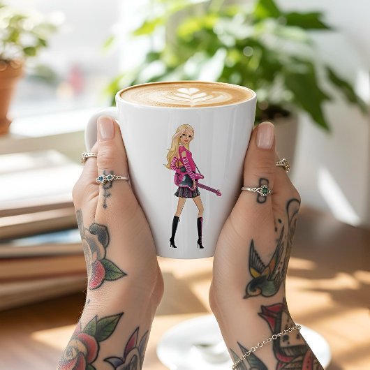 Barbie Latte Mug Mok