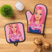 Barbie Ovenwant & Pannenlap Set (Top down)