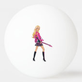 Barbie Ping Pong Bal Pingpongbal (Achterkant)