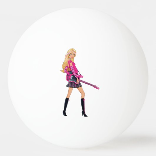 Barbie Ping Pong Ball (Achterkant)