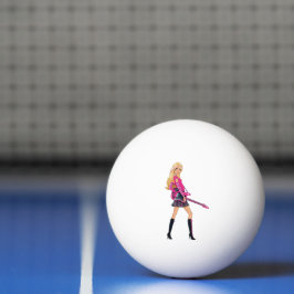 Barbie Ping Pong Ball
