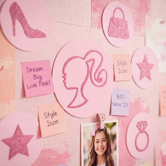 Barbie Ronde Sticker