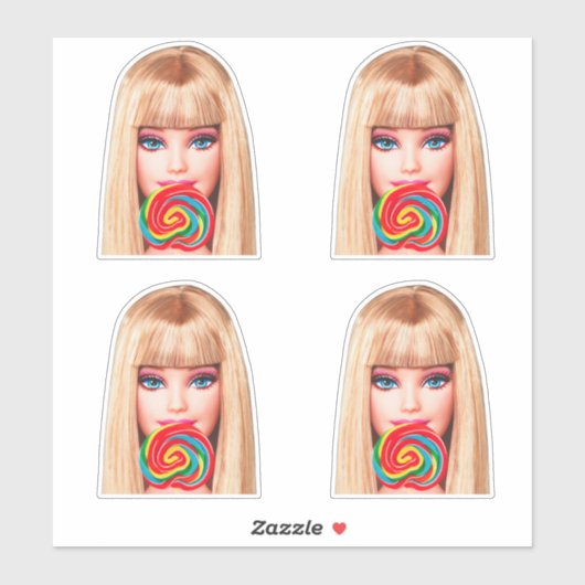 Barbie Sticker (Vel)