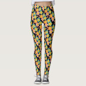 Barbie Tuin Zwart Leggings (Voorkant)