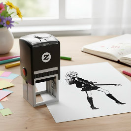 Barbie zelfinkende stempel