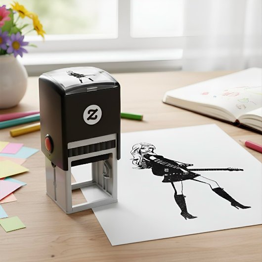 Barbie zelfinkende stempel