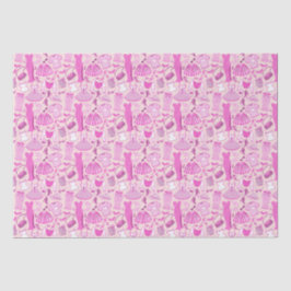 Barbiecore Roze en Hot Roze Mode Tissuepapier