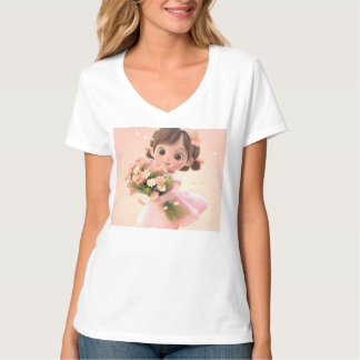 BarbieInspired Tshirt dames doek