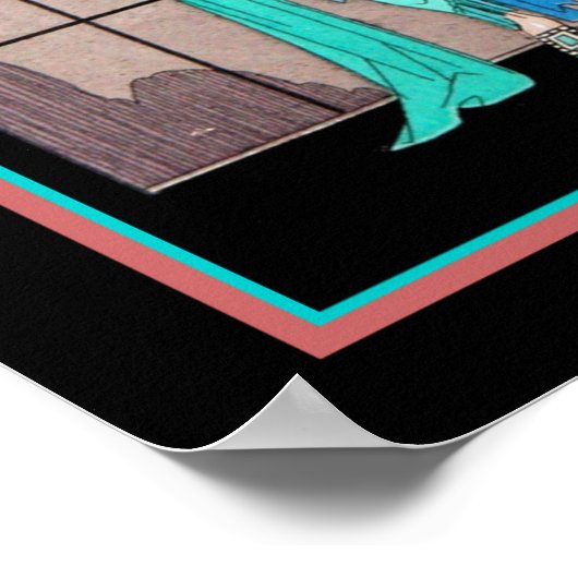 Barbier Art Deco 16x20 Poster (Hoek)