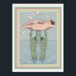 Barbier Art Deco "Aphrodite" 12 x 16 Poster<br><div class="desc">Een ander groot kunstdeco Afdruk van Barbier getiteld "Aphrodite" 12 x 16</div>