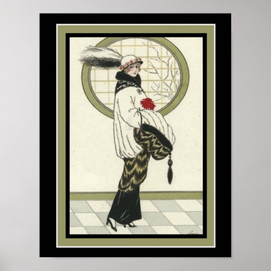 Barbier Art Deco Print 11 x 16 (Voorkant)