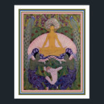 Barbier Art Deco "The Birth of Venus" 16x20 Poster<br><div class="desc">Colorful Art Deco Print door George Barbier getiteld "The Birth of Venus"</div>